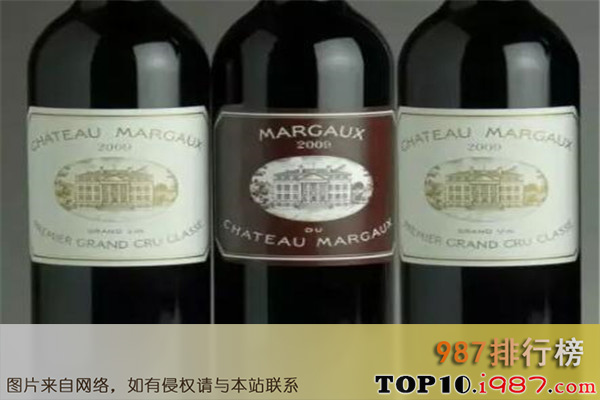 十大世界红酒收藏之玛歌2009年
