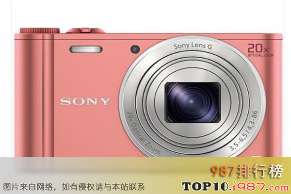 十大女生旅行相机推荐之索尼 dsc-wx350 粉色