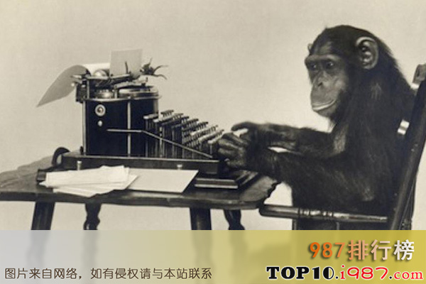 十大世界著名悖论之猴子和打字机