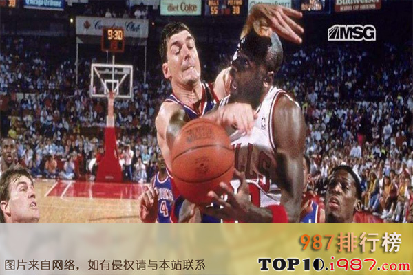 十大NBA斗殴事件之兰比尔vs乔丹