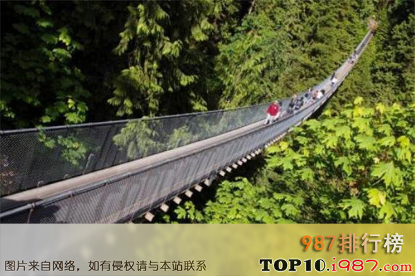 十大世界危险的桥之卡皮拉诺吊桥