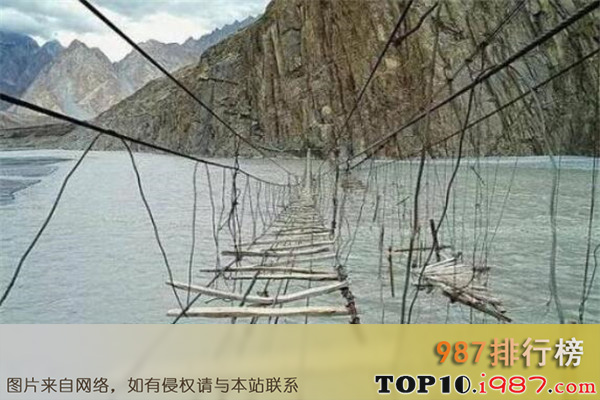 十大世界危险的桥之胡塞尼吊桥