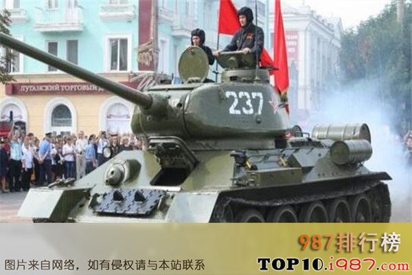 十大世界坦克之t-34