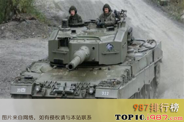 十大世界坦克之豹2主战坦克