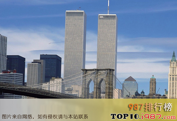 十大世界最高的建筑之纽约世界贸易中心
