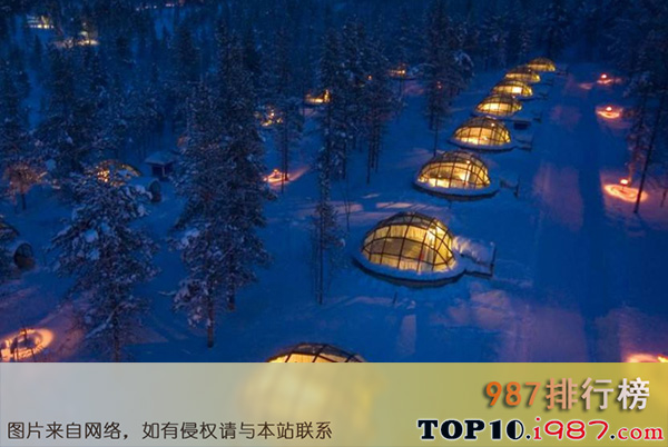 十大世界最奇葩的酒店之kakslauttanenarctic resort