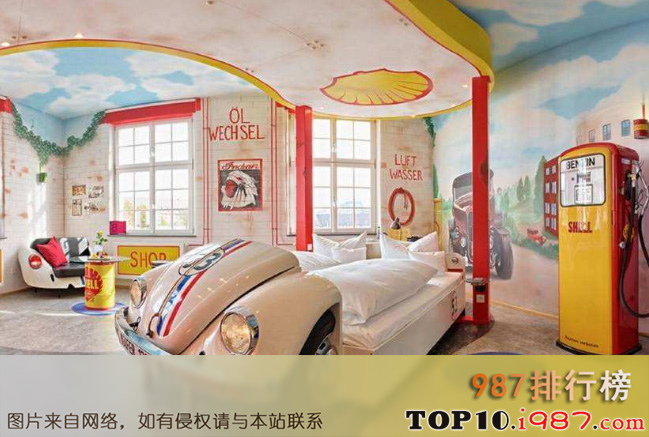 十大世界最奇葩的酒店之v8hotel motorworld region