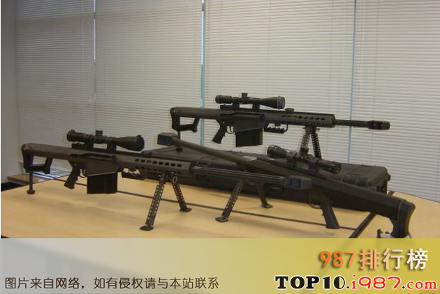十大世界名狙击步枪之m82 barret 50 cal狙击枪
