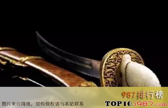 十大世界最贵的刀之18世纪博宝腾军刀