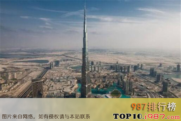 十大世界最高建筑之哈利法塔