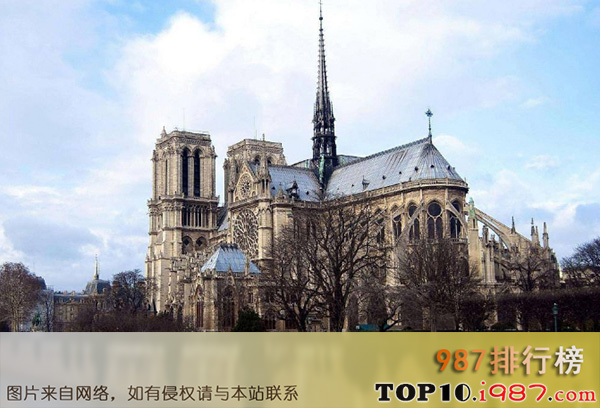 世界十大教堂之巴黎圣母院