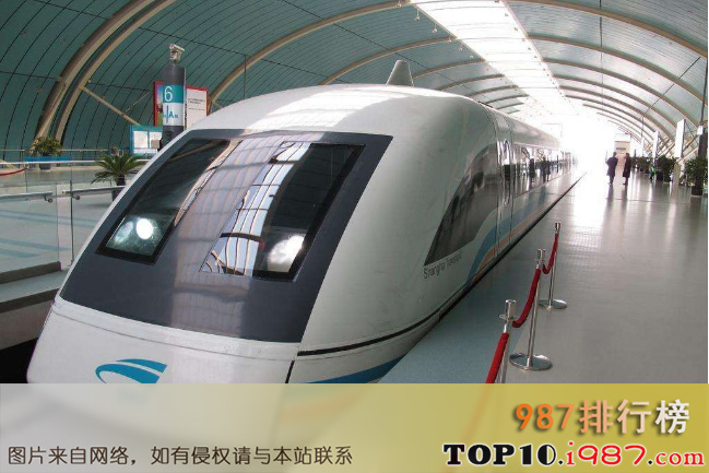 十大世界最快的火车之上海磁悬浮列车