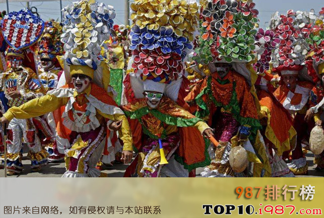 十大世界最著名的节日之巴兰基亚狂欢节