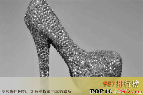 十大世界最贵的鞋之钻石梦幻高跟鞋