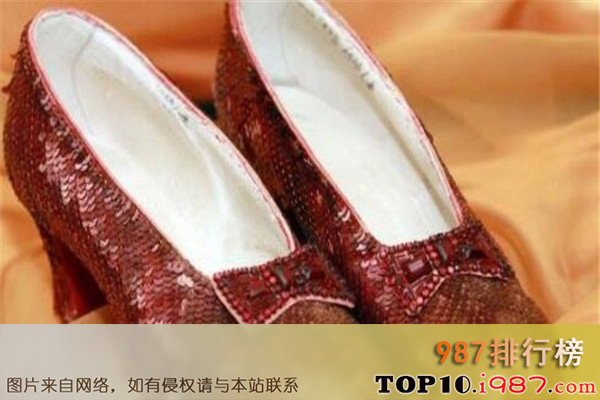 十大世界最贵的鞋之红宝石鞋