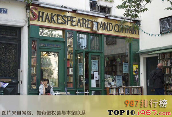 十大世界最美的书店之shakespeare and company