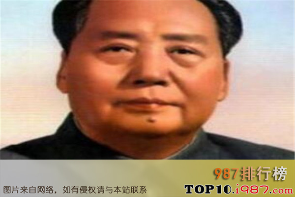 世界十大领袖之毛泽东