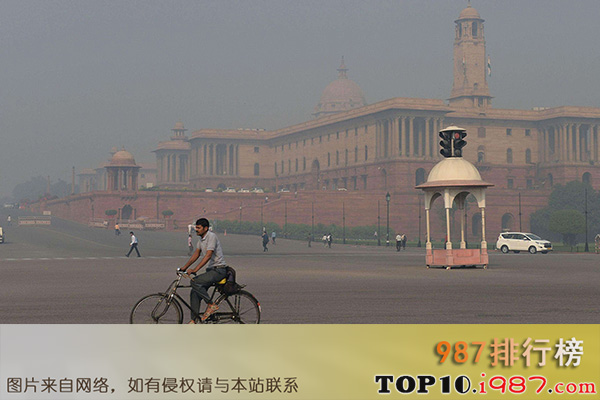 十大空气污染城市之印度新德里
