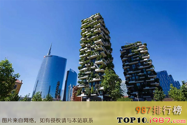十大世界创意建筑之米兰垂直森林