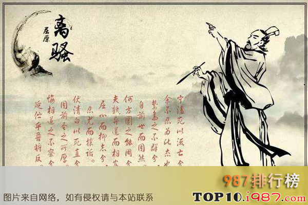 中国古代十大忠臣排行榜之屈原