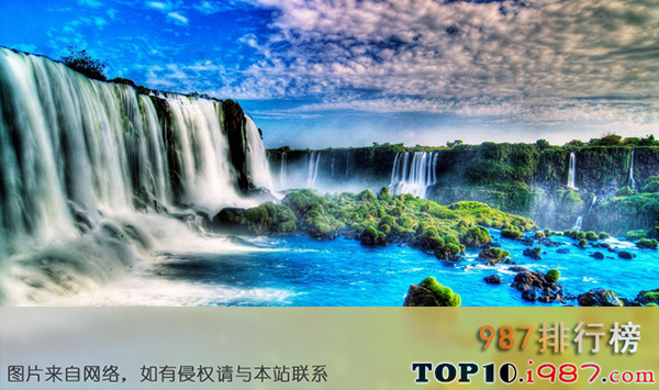 十大自然奇观之伊瓜苏瀑布，阿根廷和巴西