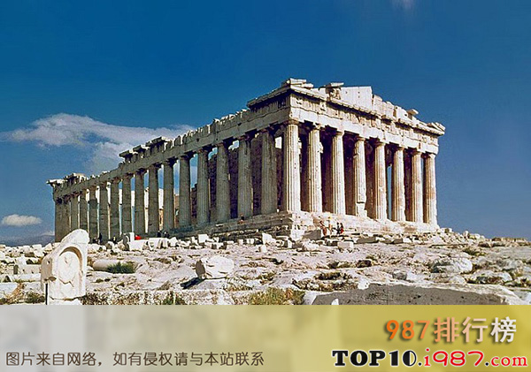 十大世界著名建筑物之帕特农神庙 希腊雅典