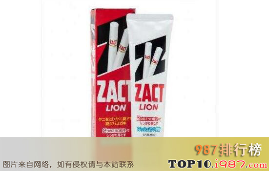 十大进口牙膏品牌之狮王lion牙膏