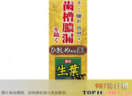 十大日本牙膏品牌之小林制药牙膏