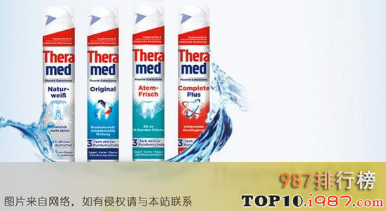 十大德国牙膏品牌之汉高theramed立式牙膏