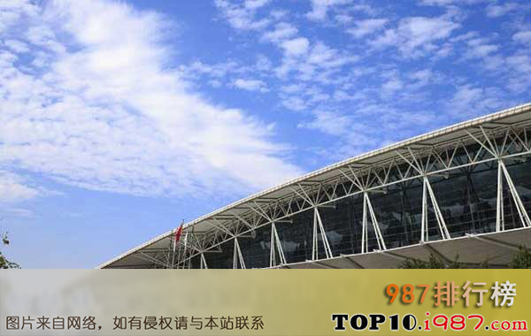 十大机场旅客吞吐量之广州白云国际机场