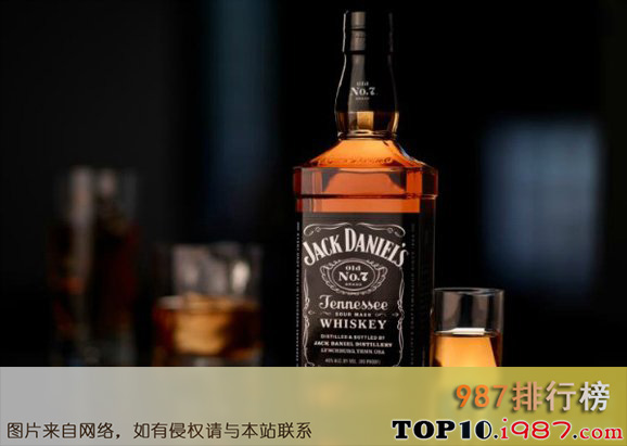 十大世界洋酒品牌之杰克丹尼jack daniels (1866年于美国,全球美国威士忌之首)