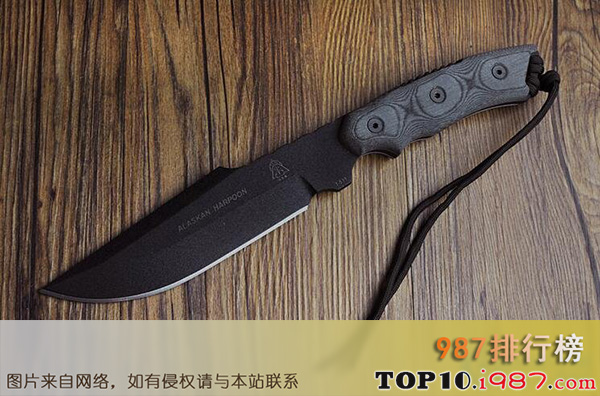 十大世界上最好的军刀之tops ah906 alaskan harpoon - 阿拉斯加捕鲸叉生存刀