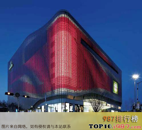 十大最惊艳的创意商业建筑之韩国天安galleria centercity百货商场