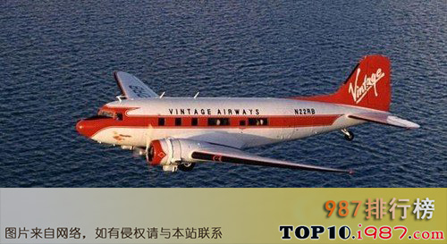 十大史上最性感的飞机之道格拉斯dc-3