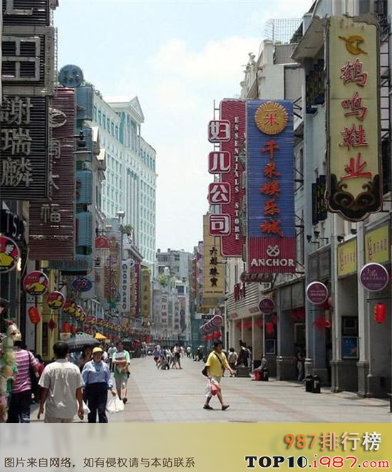 十大最著名的步行街之广州上下九步行街