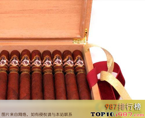 十大世界最贵雪茄之louixs路易威登 雪茄 每支50.00美元