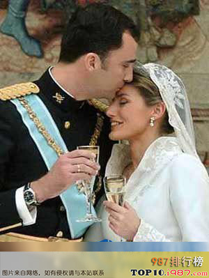 十大嫁入皇室的“灰姑娘”之西班牙王妃莱蒂齐亚奥尔蒂斯罗卡索拉诺(西班牙电视台女记者兼主持人)