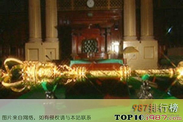 十大遗失的绝世珍宝之维多利亚的议会权杖(Victorias Parliamentary Mace)