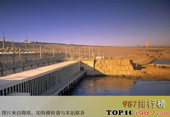 十大世界最大水坝之阿斯旺水坝（埃及）
