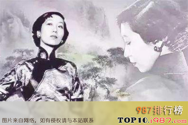 十大近代女作家之张爱玲