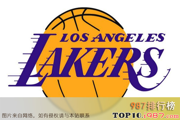 十大NBA俱乐部之洛杉矶湖人