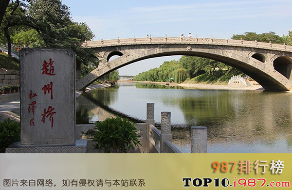 中国十大名桥排名之赵州桥