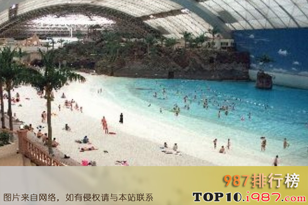 十大世界奇特游泳池之海洋巨蛋泳池