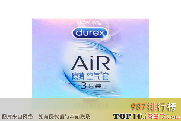 十大世界最薄避孕套之杜蕾斯air空气套