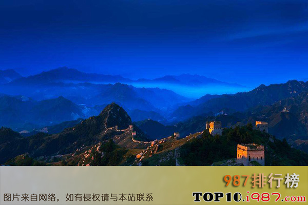 中国最美的十大古建筑之万里长城