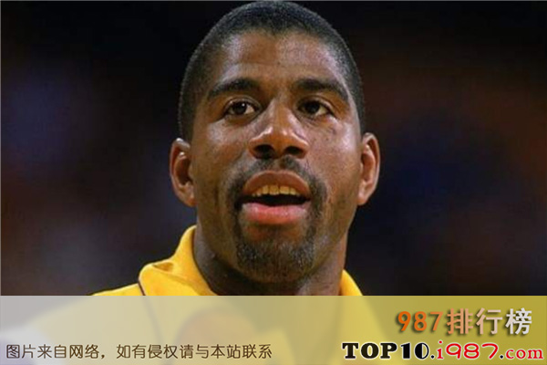 十大NBA投篮最准球员之魔术师约翰逊