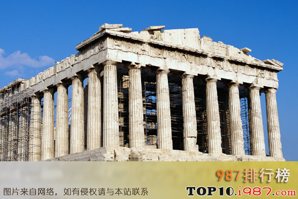 十大欧洲最有名的景点之雅典卫城