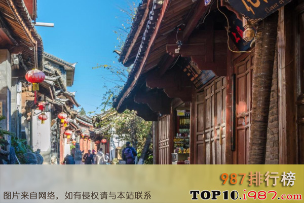 十大最值得去的景点之丽江古城