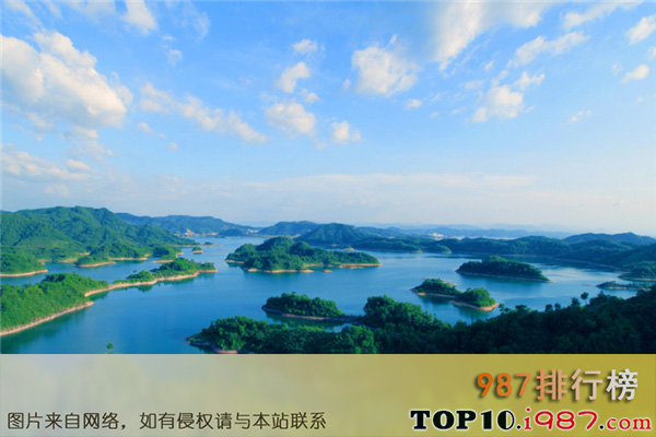 十大杭州风景名胜之千岛湖
