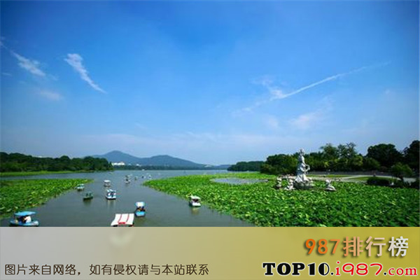 十大南京风景名胜之玄武湖公园